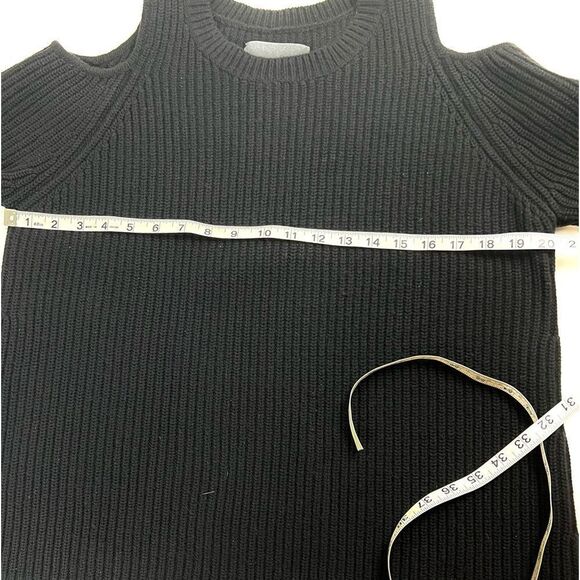 Zoe Jordan Cold Shoulder Wool-Cashmere Blend Long Sleeve Sweater - Picture 10 of 12